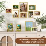 Heimlove Gold Collage Picture Frames Set of 12,Two 8x10,Two 6x8,Four 5x7,Four 4x... - Image 5