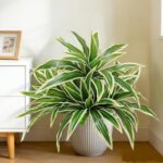 4Pcs Fake Ferns, Faux Outdoor Plants UV Resistant,3D Real Touch Fake Plants Tota... - Image 6