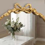 Besdomus Gold Full Length Mirror: 21"x56" Modern Bow Arched Floor Full Body Long... - Image 5