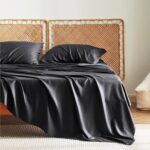 Bedsure Queen Sheets, Rayon Derived from Bamboo, Queen Cooling Sheet Set, Deep P... - Image 3