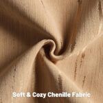 FUTEI Pack of 2 Chenille Decorative Throw Pillow Covers 18x18 Inch,Soft Embossed... - Image 3