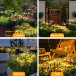 Solar Garden Lights 2 Pack Twinkling Solar Firework Lights with 2 Modes 120LED, ... - Image 4