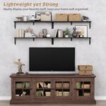Forbena Floating Shelves 36 Inches Long 8 in Deep Set of 3, Large Wall Shelf for... - Image 4