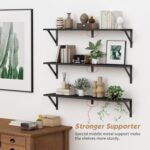 Forbena Floating Shelves 36 Inches Long 8 in Deep Set of 3, Large Wall Shelf for... - Image 5