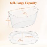 Lifewit 6.5L Ice Bucket for Parties 2 Packs, Portable Drink Bucket for Cocktail ... - Image 4