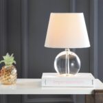 SAFAVIEH Lighting Collection Mable Modern Glam Clear Crystal 14-inch Bedroom Liv... - Image 5