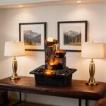 Tolevoit Three Bowls with Rotating Ball Flowing Tabletop Fountain Home Décor Ind... - Image 8