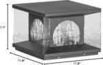 MVBT 11.8" Outdoor Post Lights Hard Wired, AC100-240V Modern Column Light Electr... - Image 7