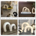 Defined Deco Ceramics Arch Decorative Objects,Neutral Home Decor for Shelves,She... - Image 5