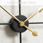 Zabiki 24 Inch Large Wall Clock Modern, Roman Vintage Farmhouse Decorative Black... - Image 6