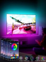 GIPOYENT TV LED Lights, 13.1Ft LED Lights for 40-65 Inch, TV Behind with Bluetoo... - Image 4