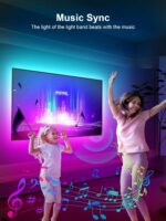GIPOYENT TV LED Lights, 13.1Ft LED Lights for 40-65 Inch, TV Behind with Bluetoo... - Image 5
