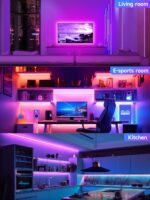 GIPOYENT TV LED Lights, 13.1Ft LED Lights for 40-65 Inch, TV Behind with Bluetoo... - Image 7