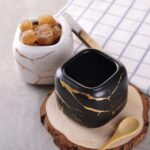 VanEnjoy Decorative Marble Pattern Ceramic Sugar Spice Containers Porcelain Jar ... - Image 7