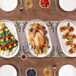 Taeochiy 14" Oval Serving Platter Set of 3 - Ceramic Large White Platters for En... - Image 5
