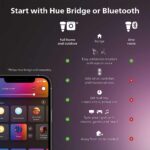 Philips Hue Bloom Smart Table Lamp, White - White and Color Ambiance LED Color-C... - Image 4