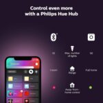 Philips Hue Bloom Smart Table Lamp, White - White and Color Ambiance LED Color-C... - Image 10
