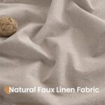 BGment Blackout Curtains for Living Room 90 Inch Long - Linen Textured Thermal I... - Image 5
