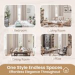 BGment Blackout Curtains for Living Room 90 Inch Long - Linen Textured Thermal I... - Image 8