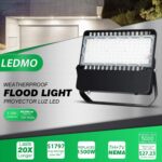 ledmo 240W Outdoor LED Flood Light, 36000 Lumens Large Area Stadium Lighting, 50... - Image 6