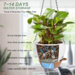 Vanslogreen Hanging Planters for Indoor Outdoor Plants, 2 Pack Self Watering Han... - Image 3