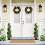 THE BLOOM TIMES 3ft Artificial Topiary Trees Set of 2, 36 inch Faux Cedar Cypres... - Image 3