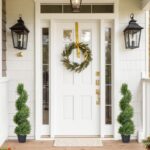 THE BLOOM TIMES 3ft Artificial Topiary Trees Set of 2, 36 inch Faux Cedar Cypres... - Image 4