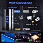 Acrylic Interior Car LED Strip Lights, Dreamcolor 10-in-1 Car Ambient Lighting K... - Image 4