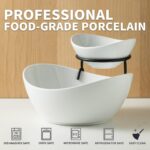 YHOSSEUN Chip and Dip Serving Set, Tiered Serving Bowl Set 2 Tier Serving Stand ... - Image 4