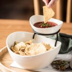 YHOSSEUN Chip and Dip Serving Set, Tiered Serving Bowl Set 2 Tier Serving Stand ... - Image 5