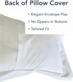 Jacaranda Living Embroidered Boudoir Pillow Cover – Handcrafted Embroidery, Fine... - Image 7