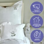Jacaranda Living Embroidered Boudoir Pillow Cover – Handcrafted Embroidery, Fine... - Image 8