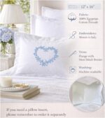 Jacaranda Living Embroidered Boudoir Pillow Cover – Handcrafted Embroidery, Fine... - Image 10