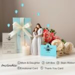 Warm Hug Mother's Day Figurine Figurines, Solid Resin Mother and Daughter Figure... - Image 5