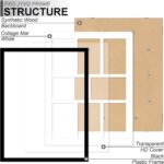 Fxojyvo 4x6 Picture Frame Collage, Display 8 4x6 Picture Collage or 13x17 Photo ... - Image 3