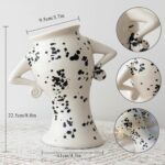 COTYNI Ceramic Vase with Attitude, Unique Flower Vase for Home Decor, Sassy Deco... - Image 3