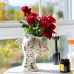 COTYNI Ceramic Vase with Attitude, Unique Flower Vase for Home Decor, Sassy Deco... - Image 4