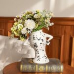 COTYNI Ceramic Vase with Attitude, Unique Flower Vase for Home Decor, Sassy Deco... - Image 5