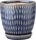 Oairse 4 inches Ceramic Planter Pots 3 Set of Small Round Flower Pots with Drain... - Image 4
