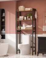 Ecoprsio Over-The-Toilet Storage Rack, 3-Tier Bathroom Organizer Shelf Over Toil... - Image 3