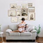 Vodefoad Vintage Seascape Gallery Wall Print Set of 12, Vintage Nautical Coastal... - Image 7