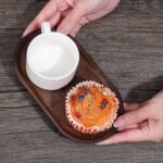 Small Serving Wooden Tray - Natural Wooden Platter for Fruit, Salad, Appetizer, ... - Image 6