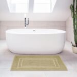 Feather & Stitch 2 Piece Towel Like Bath Mats (30x21 Inch) 100% Cotton Terry Bat... - Image 8