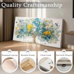 imjiayu Large Wall Art, Tree of Life Wall Art, Abstract Art Wall Decor, Nature S... - Image 4