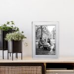 Siena Double Border Bead Silver Picture Frame, Tarnish Resistant Finish, Perfect... - Image 5