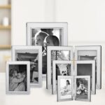 Siena Double Border Bead Silver Picture Frame, Tarnish Resistant Finish, Perfect... - Image 8