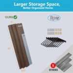 Floating Shelves - 24 Inch Wall Mounted Set of 3 Rustic Wood Shelves for Wall De... - Image 4