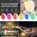 BLS LED Puck Lights with Remote Control, Wireless Under Cabinet & Closet Lightin... - Image 4