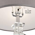 Vienna Full Spectrum Sherry Traditional Glam Luxury Table Lamp 25" High Clear Cr... - Image 6