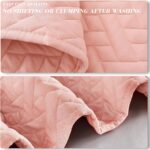Exclusivo Mezcla Full Queen Size Quilt Bedspreads with Basket Weave Pattern, Sof... - Image 6